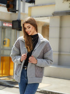 Zip-up Collared Neck Jacket (10)