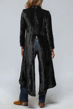 Slit Back Open Front Cardigan (2)