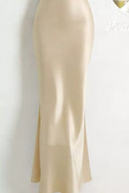 Pearl Strap Cowl Neck Satin Maxi Dress (9)