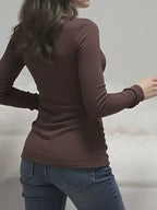 Long Sleeve T-shirt Lace Detail (17)