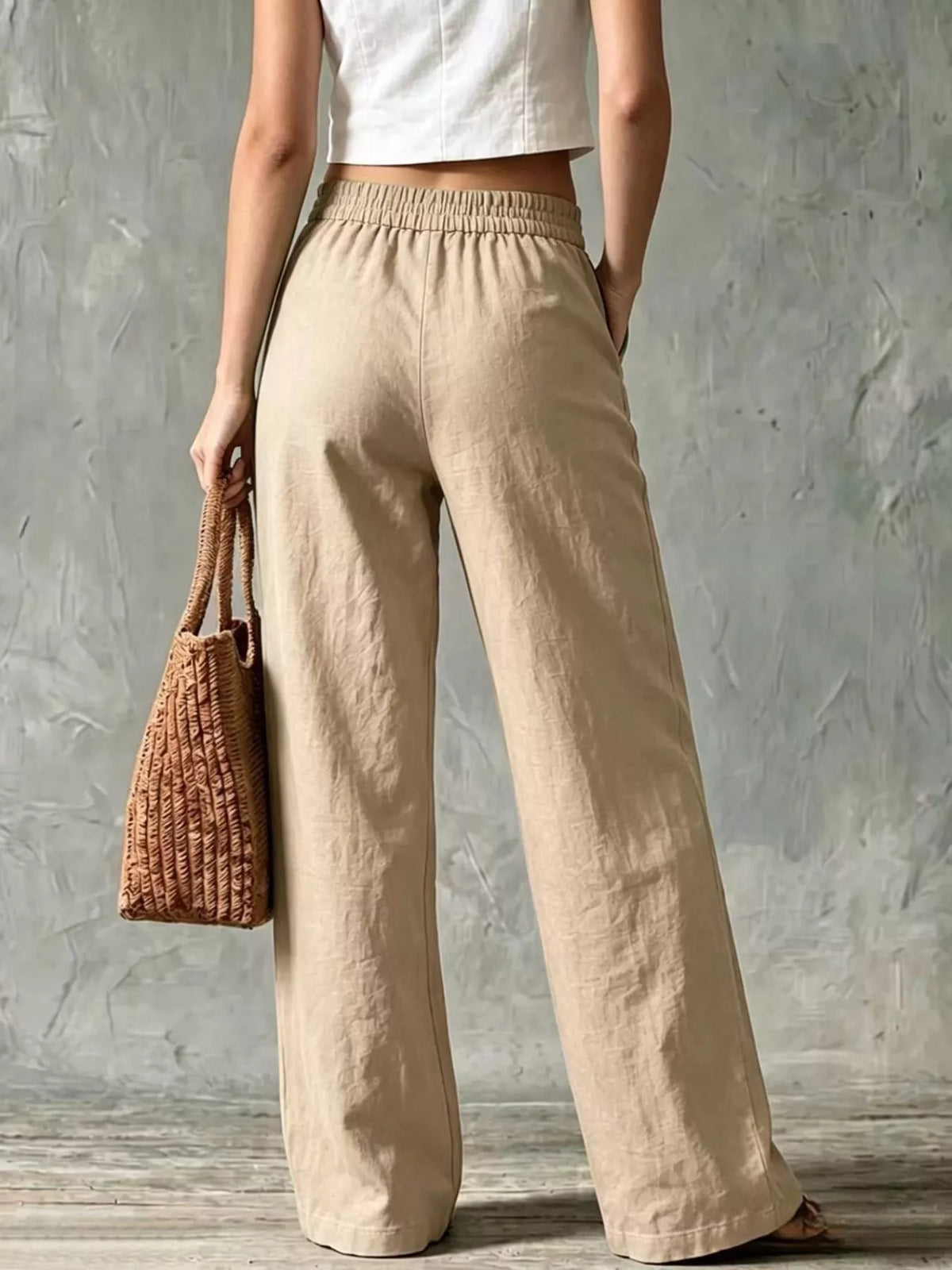 Full Size Wide Leg Pants Plus (10)