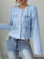 Bow Detail Cropped Outerwear (15)
