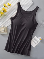 Round Neck Tank Bra