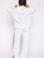 Zip Up Hoodie Striped Pants Set (17)