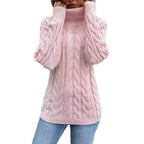 Cable-knit Turtleneck Sweater photo 1