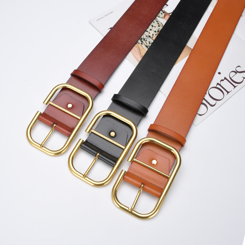 Extra Wide Leather Waist Seal Trench Coat Belt photo 3