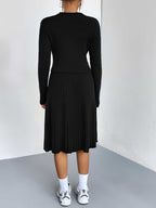 Rib-knit Sweater Skirt Set (10)