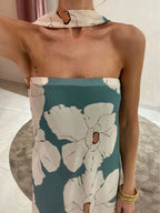 Printed Tube Maxi Dress (9)
