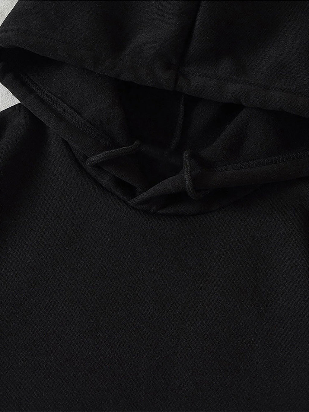 Graphic Drawstring Hoodie Pocket (9)