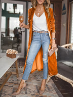 Open Front Long Sleeve Coat (19)