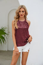 Sequin Grecian Neck Tank (14)