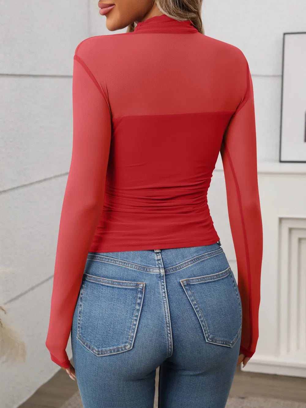 Mock Neck Long Sleeve Top (15)