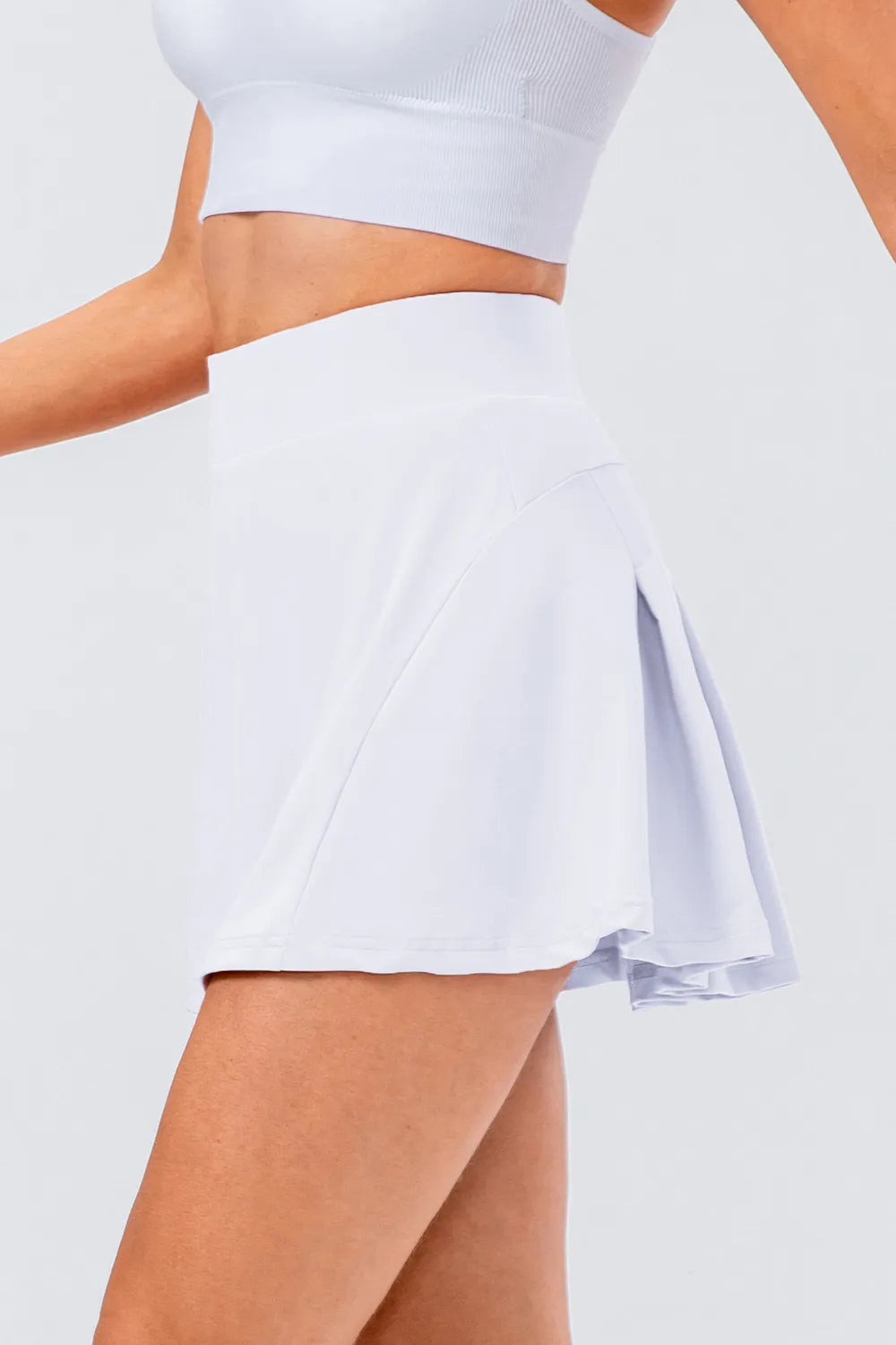 High Waist Pleated Active Skirt (17)