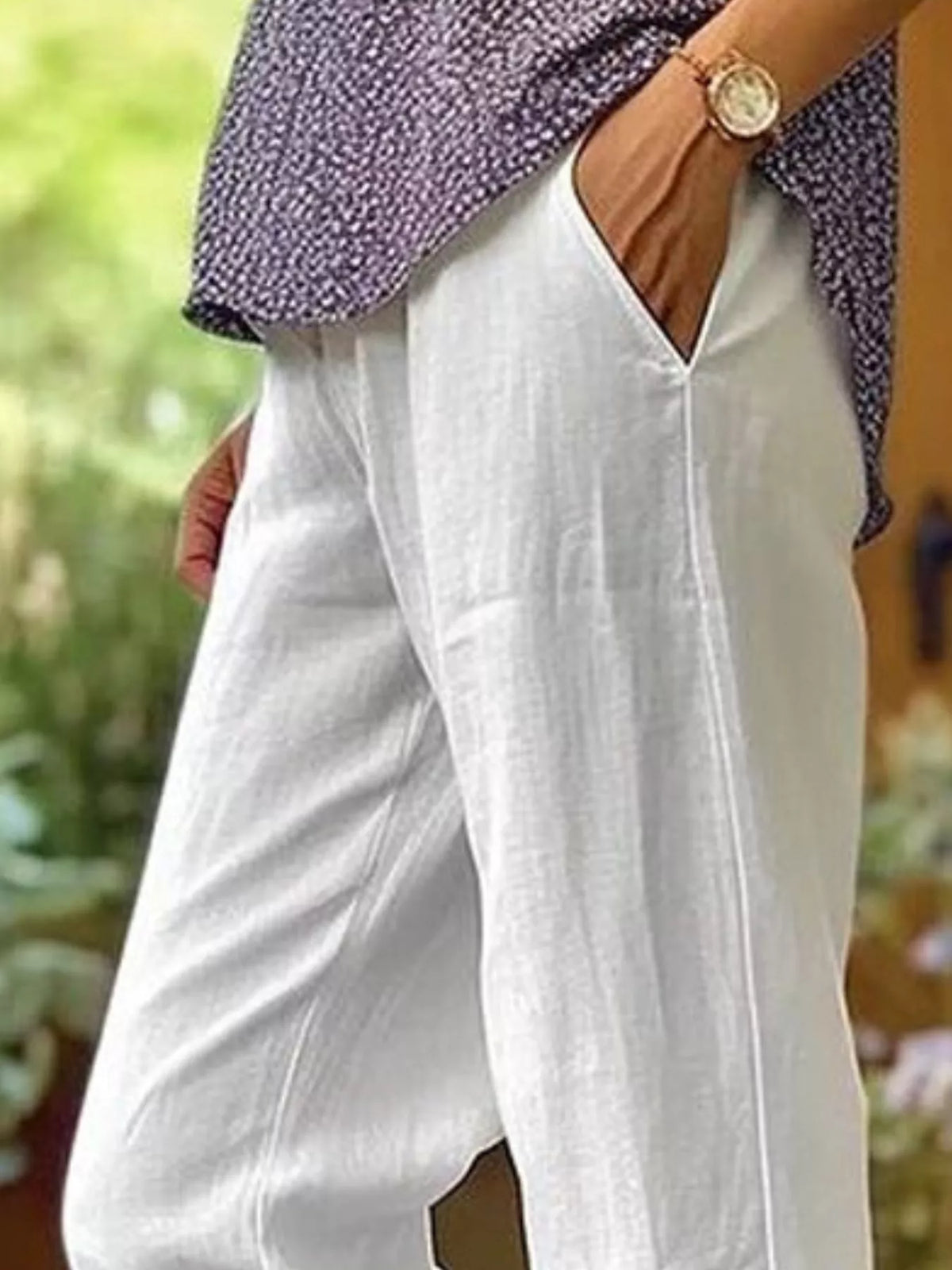 Full Size Casual Wide-leg Pants Plus (6)