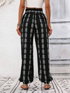 Tied Printed High Waist Pants (11)