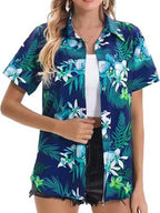 Plant Print Short Sleeve Shirt (20)