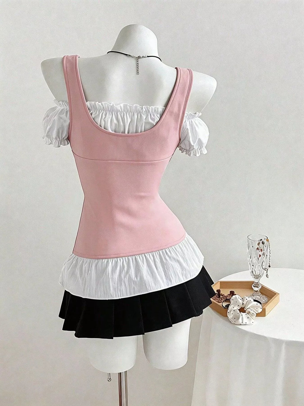 Cold Shoulder Ruched Top (8)