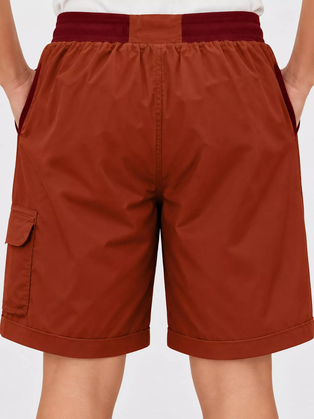 Full Size Drawstring Cargo Shorts Plus (16)