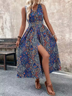 Paisley Print Sleeveless Romper (8)