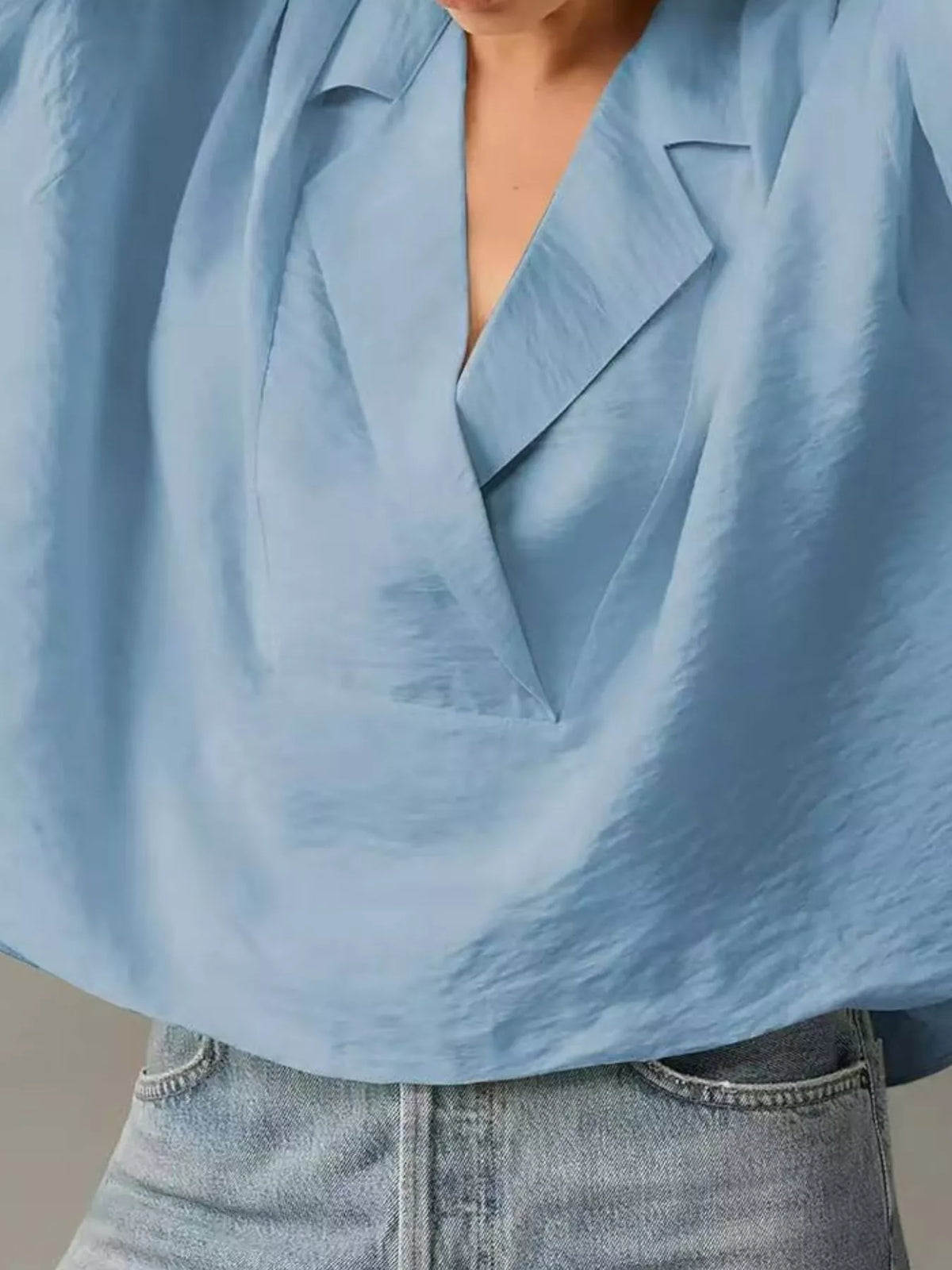 Relaxed Fit Half Sleeve Blouse (6)
