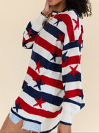 Stars Stripes Long Sleeve Sweater (9)