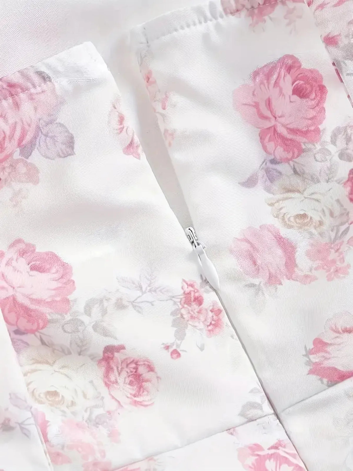 Ruffled Hem Floral Tie-strap Mini Dress (4)