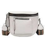 One Shoulder Crossbody Soft Leather Casual Saddle Bag photo 1