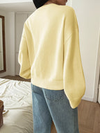 V-neck Loose Fit Sweater (6)