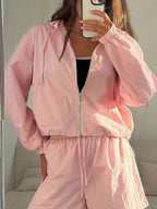 Lightweight Hooded Jacket Shorts Set (6)
