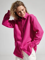 Textured Collared Neck Long Sleeve Shirt (21)
