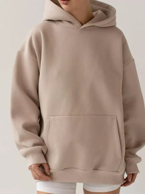 Kangaroo Pocket Long Sleeve Hoodie (2)