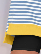 Notched Long Sleeve Oversized Sweatshirt (5)