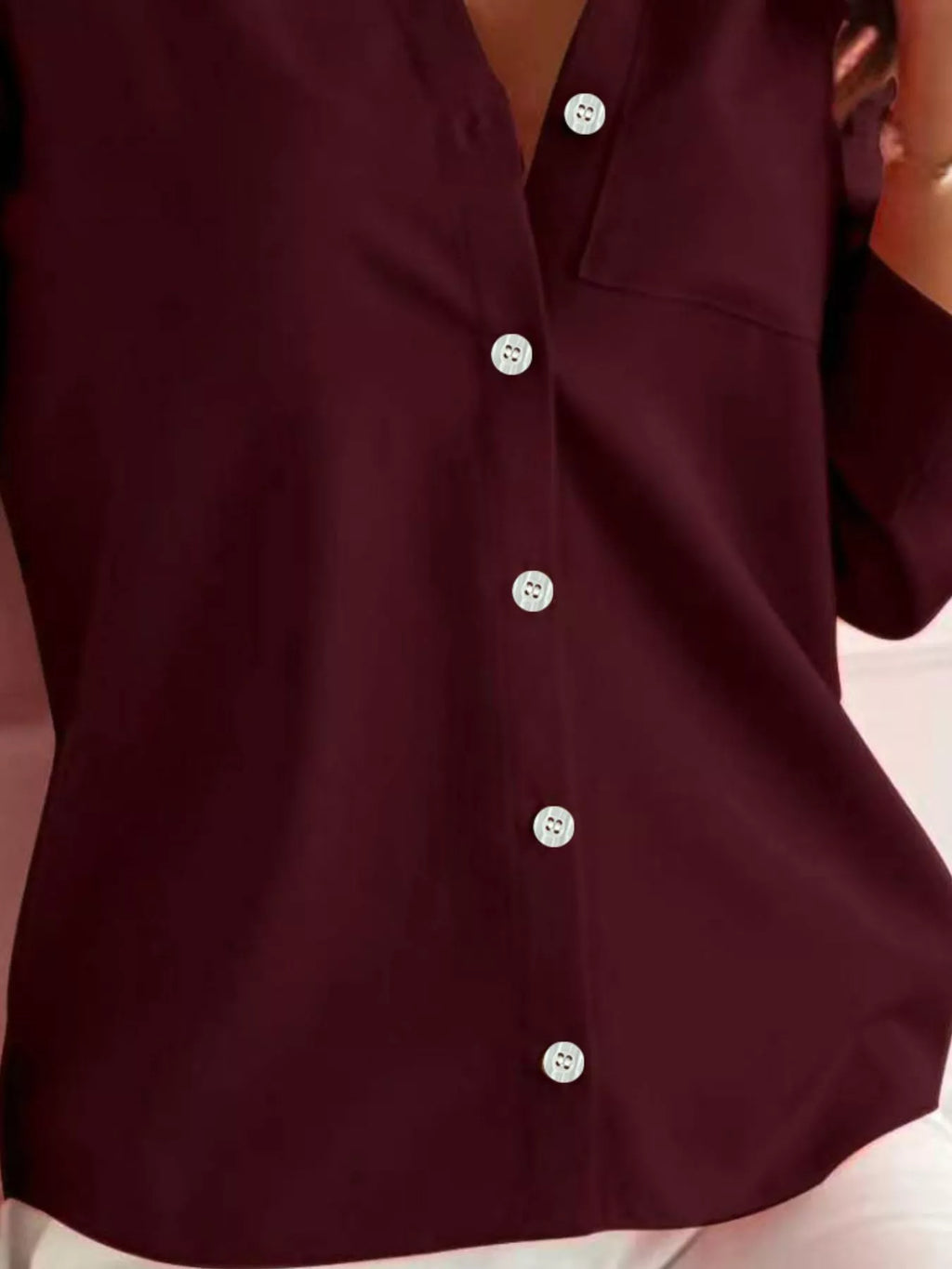 Button-down Roll-up Sleeve Shirt (3)