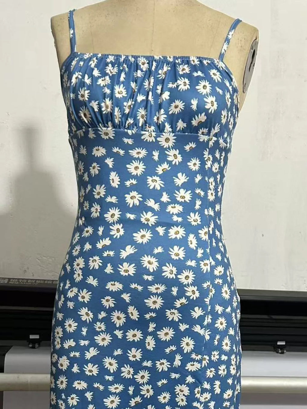 Slit Spaghetti Strap Midi Dress (5)