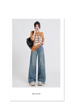 Wide Leg Jeans High Waist Baggy Straight Trousers photo 10