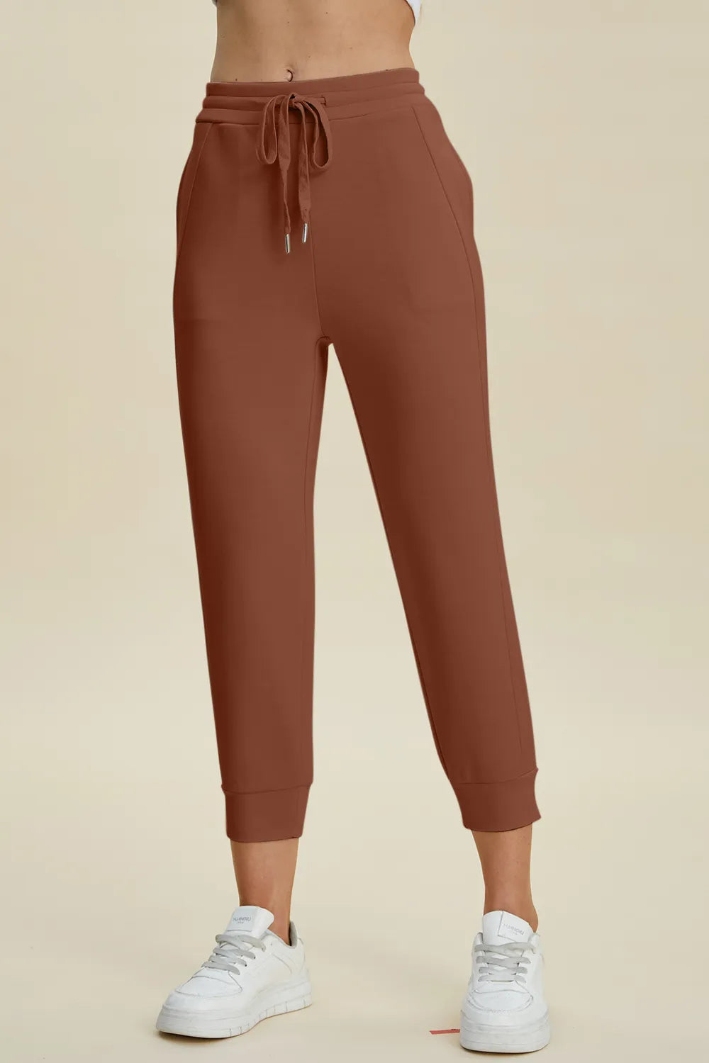 Full Size Air Scuba Drawstring High Waist Cropped Pants (14)