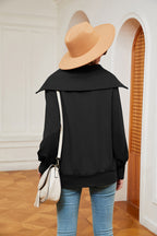 Half-zip Collared Sweatshirt (12)