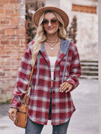 Oversized Plaid Button Up Shacket (9)