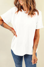Round Neck Short Sleeve T-shirt (2)