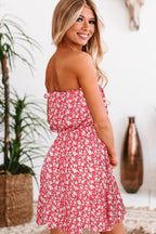 Ditsy Floral Strapless Mini Dress (8)