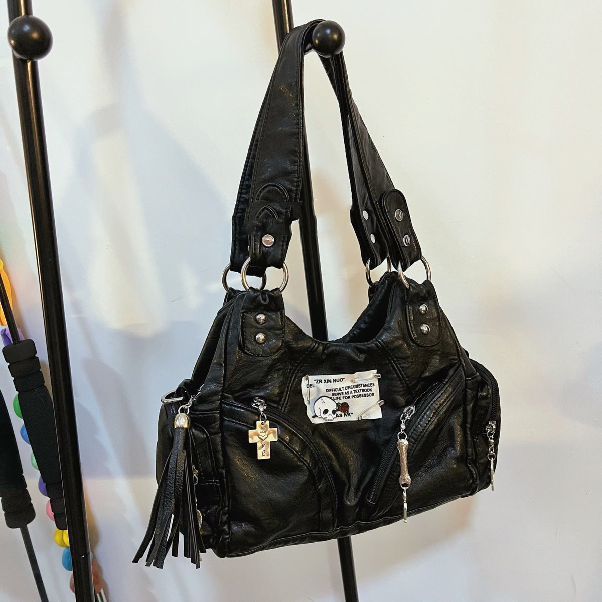 Soft Leather Vintage Armpit Crossbody Bag photo 4