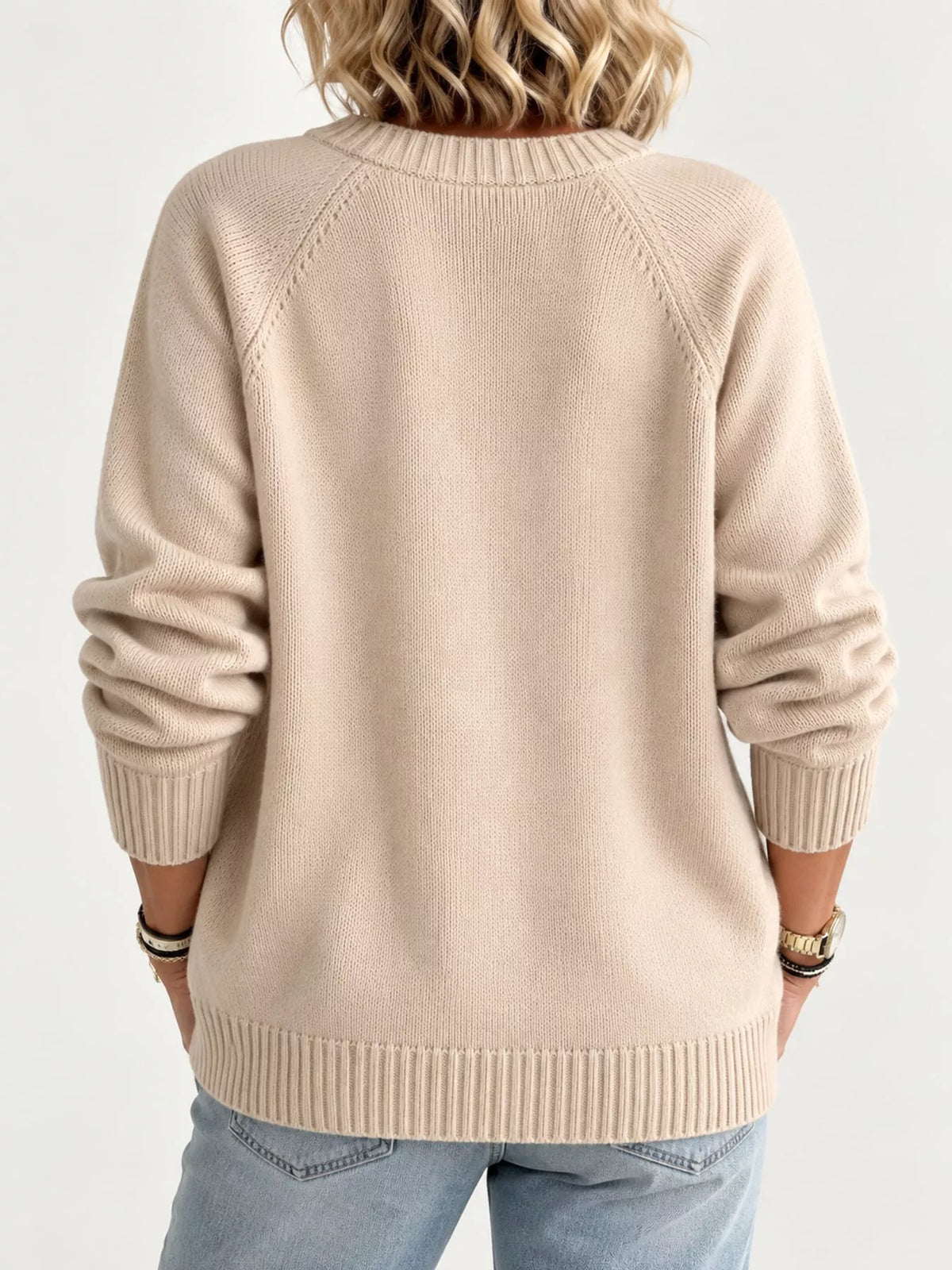 Full Size Button-down Knit Cardigan Plus (2)