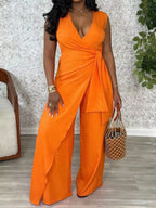 Wrap Front Wide Leg Jumpsuit (5)
