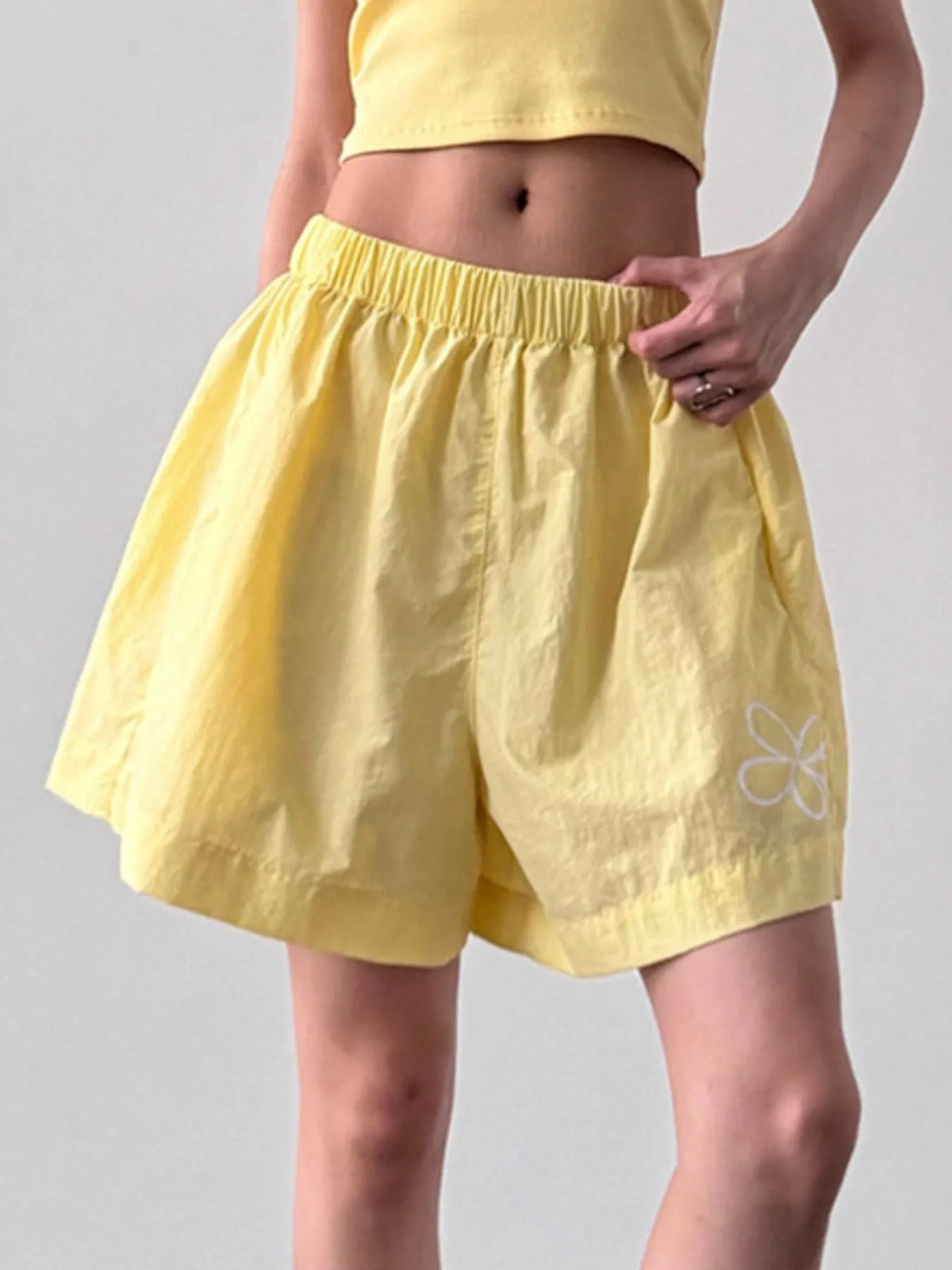 Elastic Waist Shorts (3)