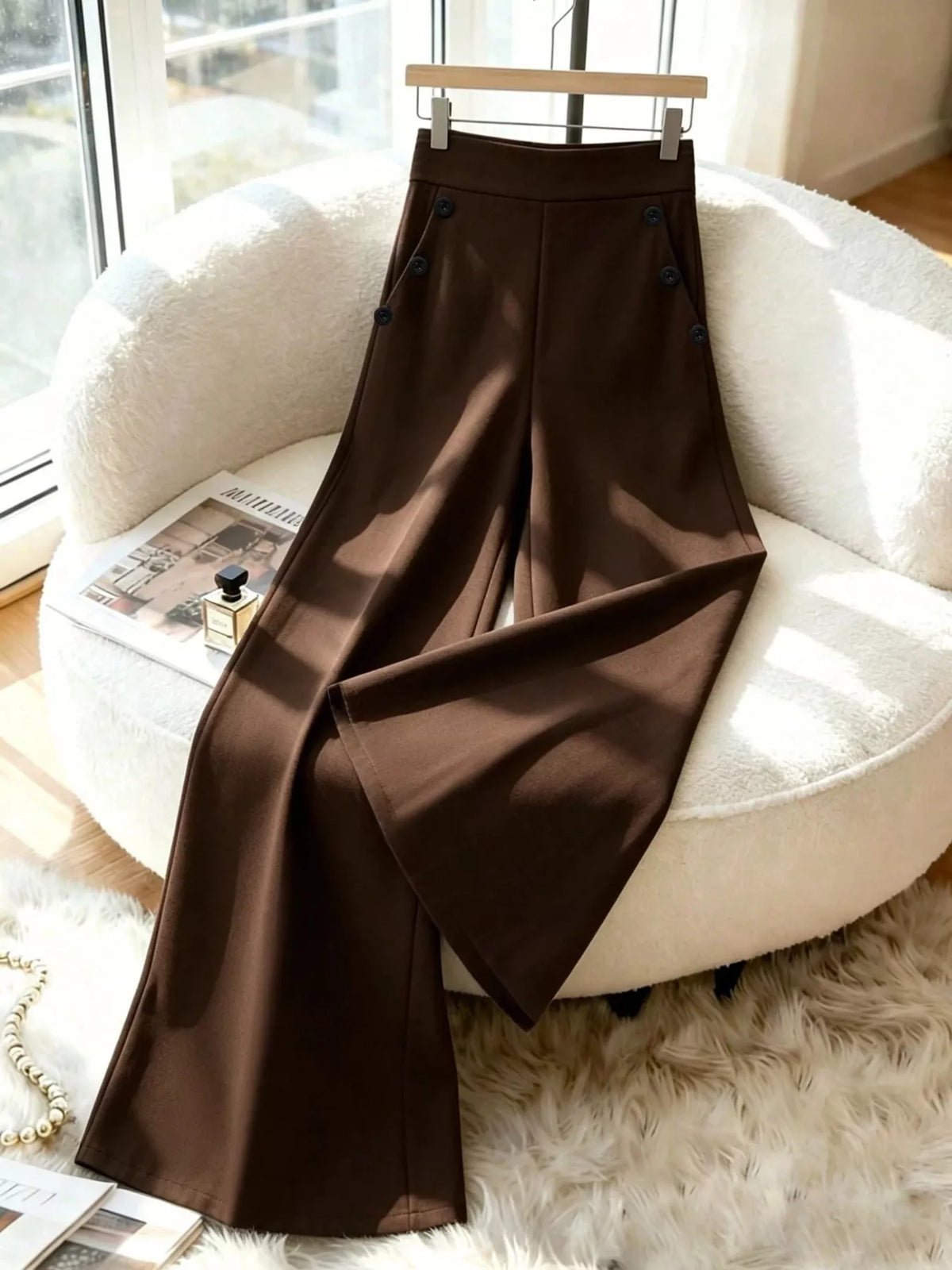 High-waisted Wide-leg Pants (10)