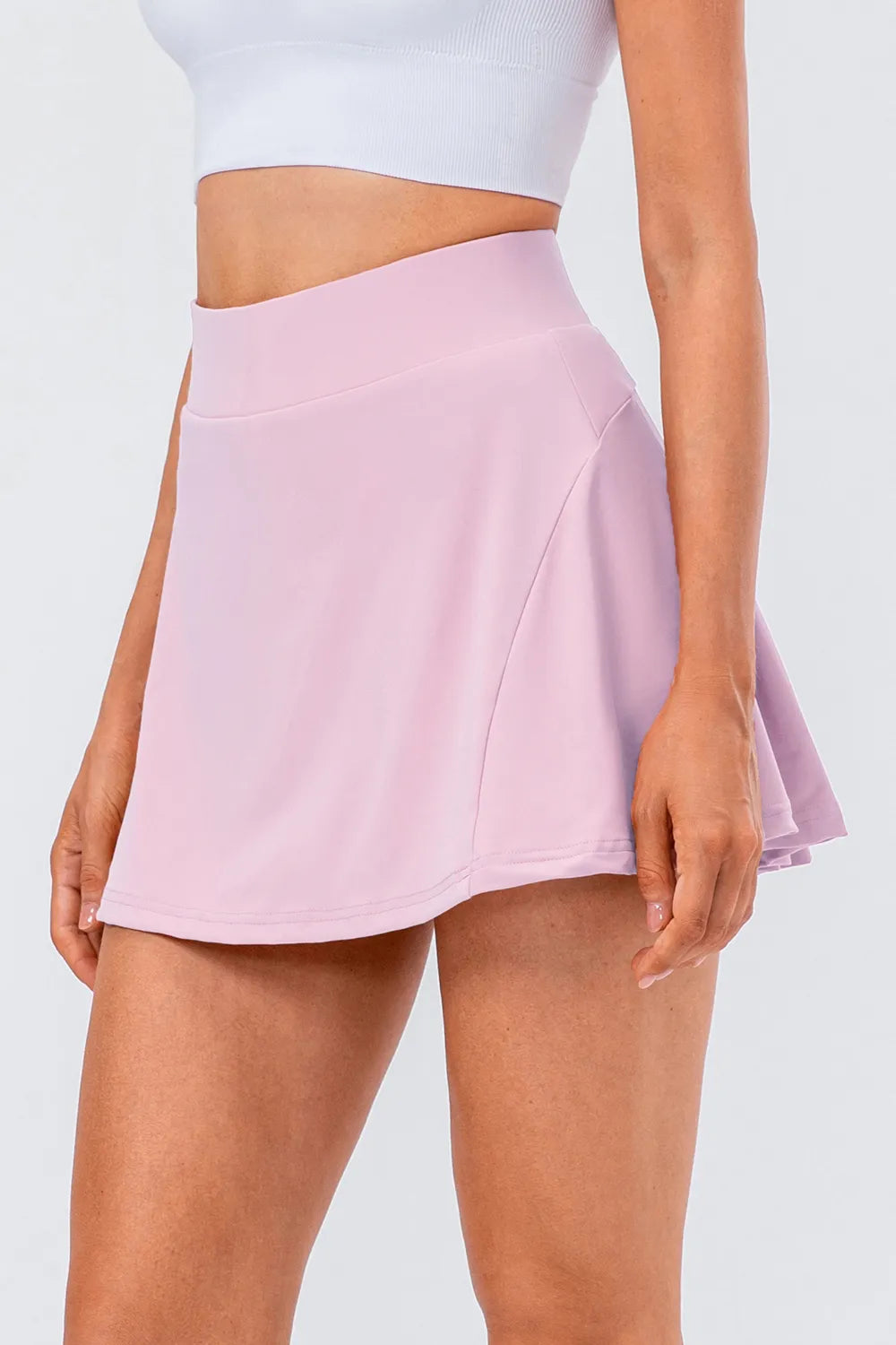 High Waist Pleated Active Skirt (22)
