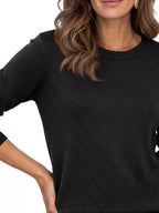 Openwork Round Neck Sweater (11)