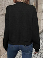 Textured Knit Zip-up Jacket (15)