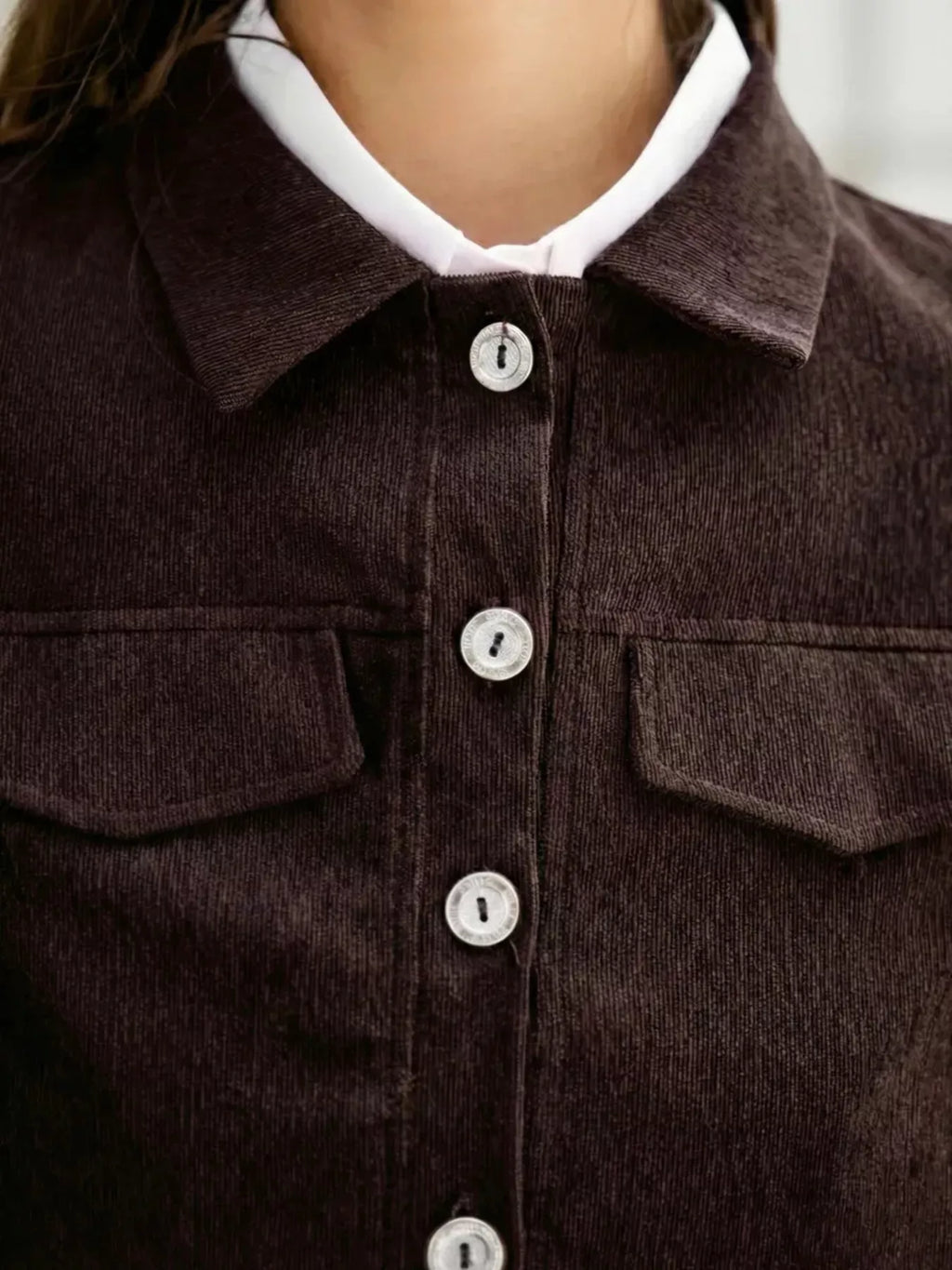 Button Up Cropped Jacket Mini Skirt Set (9)