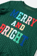 Full Size Merry Cable Knit Pullover Sweatshirt (9)
